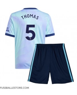 Günstige Arsenal Thomas Partey #5 3rd trikot Kinder 2024-25 Kurzarm (+ Kurze Hosen)